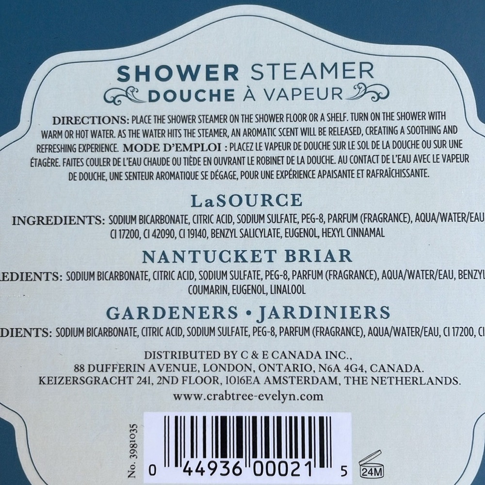 Crabtree & Evelyn Shower Steamer Tablets 12pc set - Picture 9 of 12